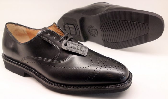 Mephisto PETER SUPREME zwart lederen geklede heren schoenen